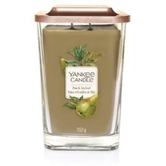 Yankee Candle Aromatická svíčka velká hranatá Pear & Tea Leaf 552 g unisex