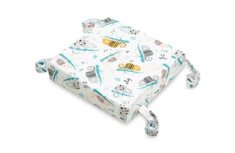 Dětský sedák na židli 32x32x8cm - chameleon