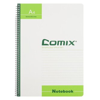 Poznámkový blok C4513 A4/lined  Zelená