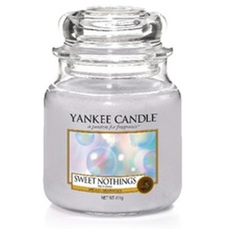 Yankee Candle Aromatická svíčka Classic střední Sladká nic (Sweet Nothings) 411 g unisex