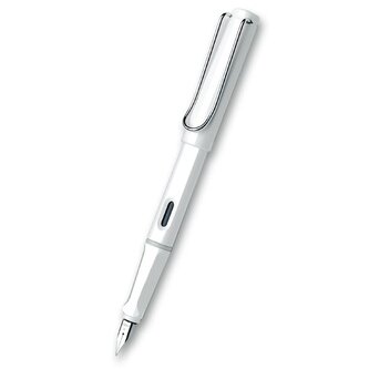 Lamy Safari Shiny White plnicí pero hrot EF