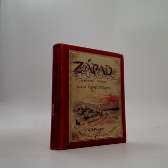 Západ pohorský obraz