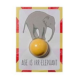 Bomb Cosmetics Šumivé přání s balistikem do koupele Slon (Blaster Card) 50 g unisex