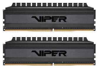 PATRIOT Viper 4 Blackout 16GB DDR4 3600 MHz / DIMM / CL18 / Heat shield / KIT 2x 8GB