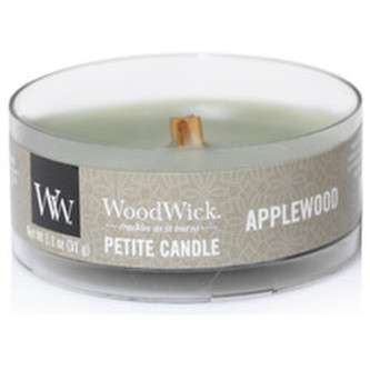 WoodWick Aromatická malá svíčka s dřevěným knotem Applewood 31 g unisex
