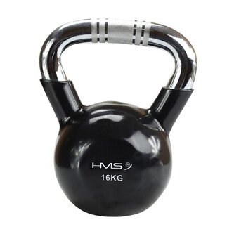 Kettlebell s chromovaným úchopem HMS KTC 16 kg černý Velikost: 16kg Kettlebell s chromovaným úchopem HMS KTC 16 kg černý Velikost: 16kg