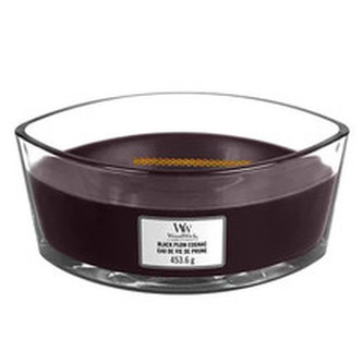 WoodWick Vonná svíčka loď Black Plum Cognac 453,6 g unisex