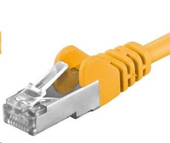 PREMIUMCORD Patch kabel CAT6a S-FTP, RJ45-RJ45, AWG 26/7 10m žlutá PREMIUMCORD Patch kabel CAT6a S-FTP, RJ45-RJ45, AWG 26/7 10m žlutá