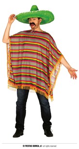 Mexické poncho L 52/54