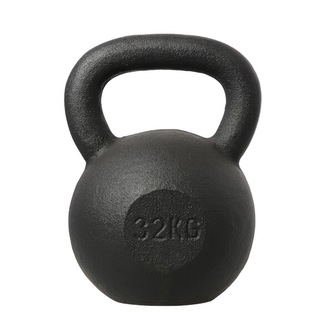 Litinový kettlebell HMS KZG32 32 kg, černý Velikost: 32 kg