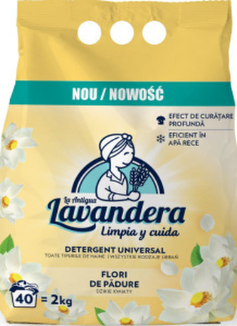 Levandera divoké květy prací prášek 2 kg, 40 dávek