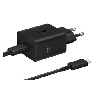 EP-T4511XBE Samsung USB-C 45W Cestovní nabíječka + USB-C Datový Kabel Black EP-T4511XBE Samsung USB-C 45W Cestovní nabíječka + USB-C Datový Kabel Black