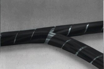 Páska spirálová k organizaci kabeláže 7,5-60mm 10m ČERNÁ