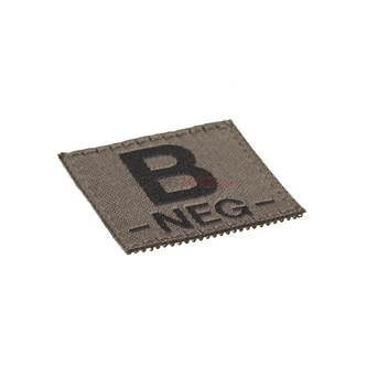 Nášivka Claw Gear Bloodgroup B NEG - olivová