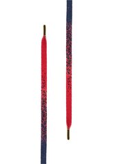 Tkaničky do bot Tubelaces Flat Splatter 130 cm - červené-navy, 130