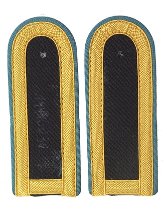 Nárameník NVA pilotní mistr - modrý-zlatý