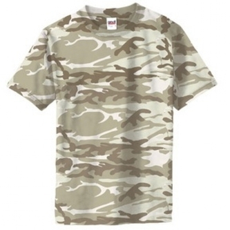 Maskáčové tričko Anvil - desertstorm, L