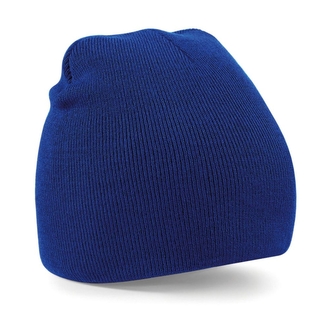 Čepice Beechfield Pull-On Beanie - modrá