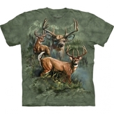 Tričko unisex The Mountain Deer Collage - zelené, 4XL