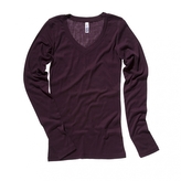 Mikina Bella Sheer Mini Rib - fialová, XL