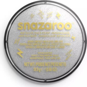 SNAZAROO Barva na obličej Metalická Stříbrná (Electric Silver) 18ml