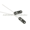 Identifikační známka Dog tag Bloodgroup B NEG - černá