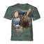 Tričko unisex The Mountain Monarch of The Forest Moose - zelené, XXL