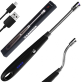 Elektrický plazmový USB zapalovač Kaminer - černý