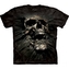 Tričko unisex The Mountain Breakthrough Skull Skulbone - černé, XXL
