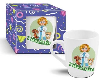 hrnek 300ml ZVĚROLÉKAŘKA, dětský, DB, keramika