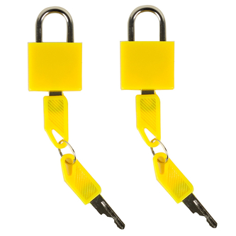 Bezpečnostní zámky na zavazadla Rock 2ks - žluté
