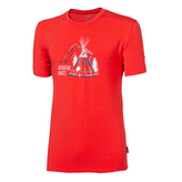 Tričko pánské Progress Teepee s bambusem - červené, XXL