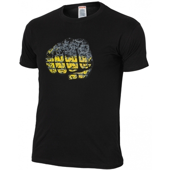 Triko Bennon Predator Hand - černé-žluté, XXL