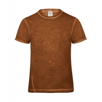 Tričko B&C Ultimate Look - hnědé, XXL