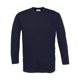 Triko s dlouhým rukávem B&C Exact - navy, S