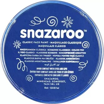 SNAZAROO Barva na obličej Tmavě modrá (Dark Blue) 18ml