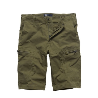 Kraťasy Vintage Industries Beltana - olivové, 30