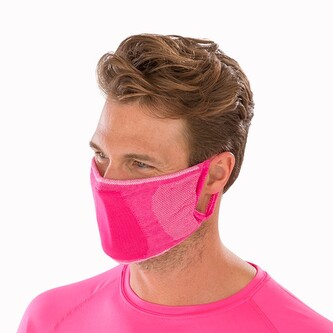 Antibakteriální rouška Result Natural Yarn 1 ks - růžová