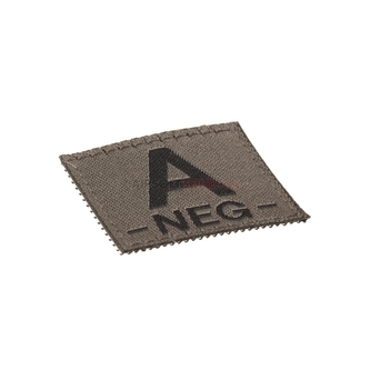 Nášivka Claw Gear Bloodgroup A NEG - olivová