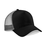 Kšiltovka Beechfield Snapback Trucker - černá-šedá