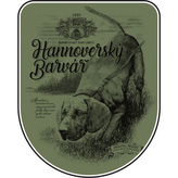 Samolepka Hannoverský barvář - olivová