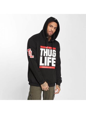 Mikina Thug Life Fight - černá, S