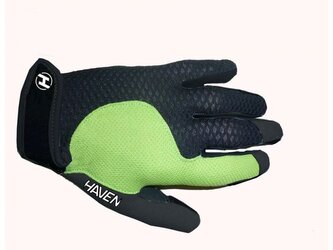 Rukavice Haven Kiowa Long - černé-zelené, XL