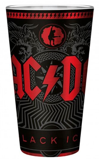 Sklenice AC/DC: Black Ice (objem 400 ml)