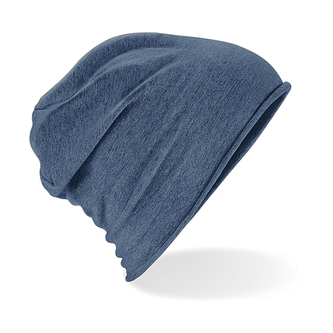 Čepice pánská Beechfield Jersey Beanie - denim