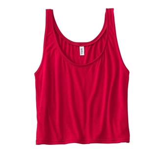 Tílko Bella Boxy Tank - červené, M