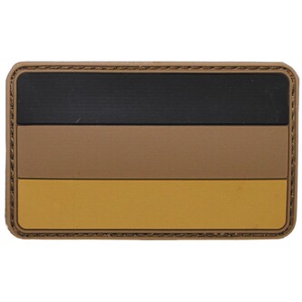 Gumová nášivka MFH vlajka Německo - desert