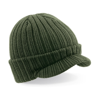 Kulich Beechfield Peaked Beanie - olivový