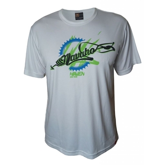 Tričko s krátkým rukávem Haven Navaho - bílé-černé, XXL