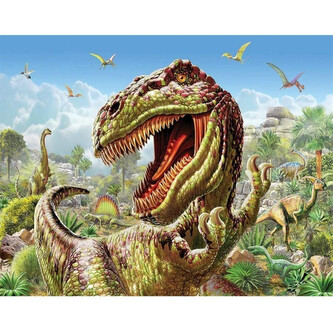 Norimpex Diamantové malování T-Rex 30x40cm